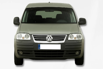 Volkswagen Caddy 2004-2010 Cache calandre inox OmsaLine - Inox Italien photo 3