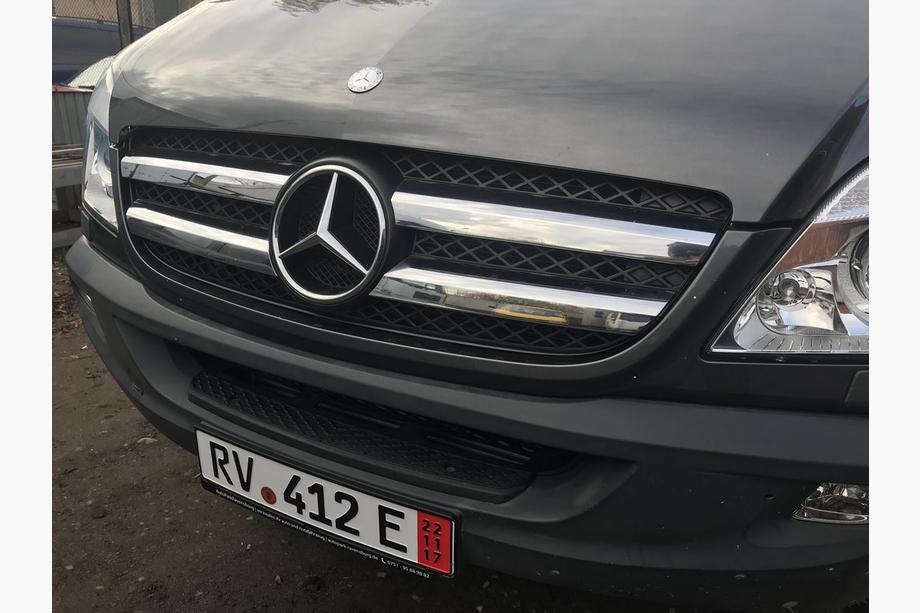 Mercedes Sprinter W906 2006–2018 Couvre-Calandre Chromés (2006-2013, Acier Inoxydable) OmsaLine - Acier Inoxydable Italien Photo 7