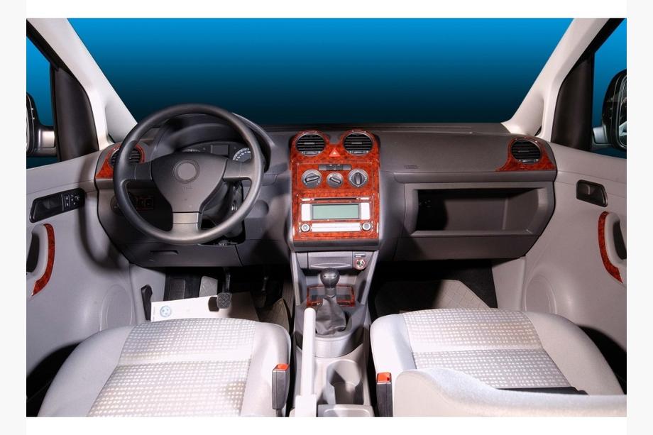 Volkswagen Caddy 2004-2010 Caches de Tableau de Bord Carbone Photo 8