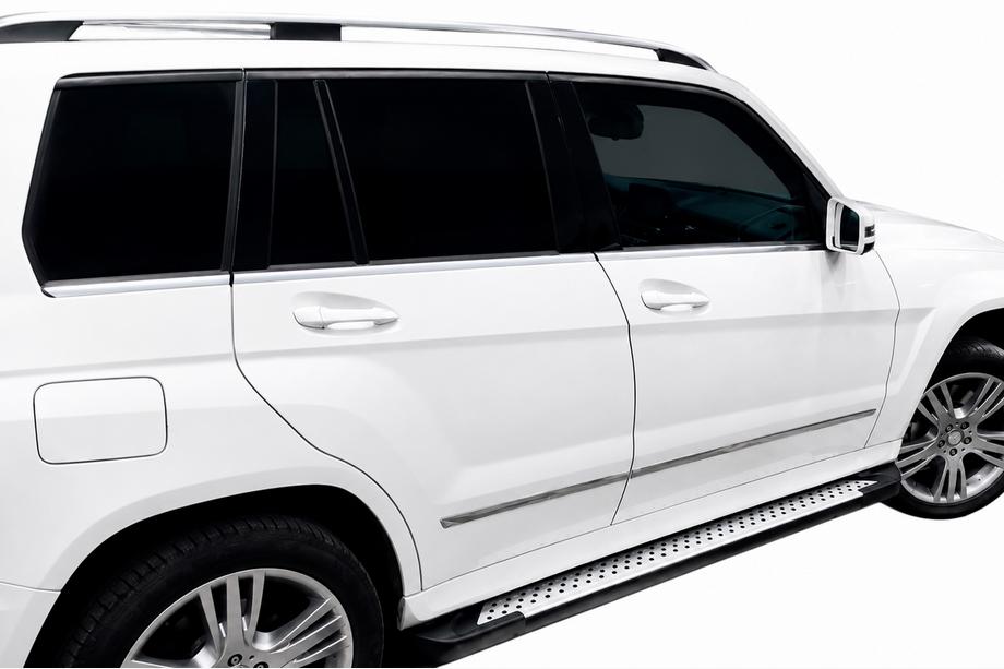 Mercedes GLK class X204 2008-2015 Marchepieds Latéraux Allmond Grey (2 pcs, Aluminium) Image