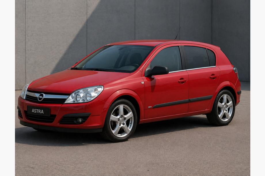 Opel Astra H 2004-2013 Encadrement de Vitres Inox Berline, OmsaLine - Acier Inoxydable Italien Image