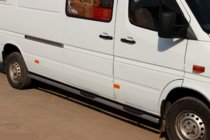 Volkswagen LT 1995-2006 Tubes Latéraux (2 pcs, Inox) photo 5