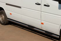 Volkswagen LT 1995-2006 Tubes Latéraux (2 pcs, Inox) photo 1