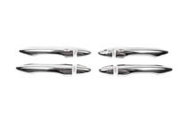 Hyundai IX-35 2010-2015 Couvre-poignées de Porte Chromés (4 pcs, Acier Inoxydable) Sans puce, Carmos - Acier turc photo 4