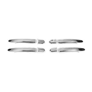 Couvre-poignées de Porte Chromés (4 pcs, Acier Inoxydable) photo 2