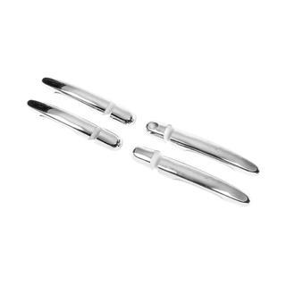 Couvre-poignées de Porte Chromés (4 pcs, Acier Inoxydable) photo 3