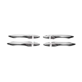 Couvre-poignées de Porte Chromés (4 pcs, Acier Inoxydable) photo 4