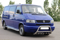 Volkswagen T4 Caravelle/Multivan 1990–2003 Pare-buffle WT003 60mm Inox 51mm, avec inscription photo 3