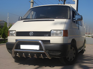 Volkswagen T4 Caravelle/Multivan 1990–2003 Pare-buffle WT003 60mm Inox 51mm, avec inscription photo 8