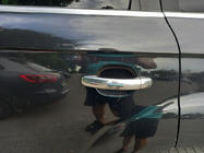 Audi Q7 2005-2015 Couvre-poignées Chromés (4 pcs, Acier Inoxydable) Carmos, avec bouton photo 2