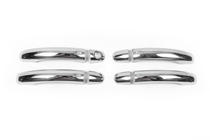 Audi Q7 2005-2015 Couvre-poignées Chromés (4 pcs, Acier Inoxydable) Carmos, avec bouton photo 6