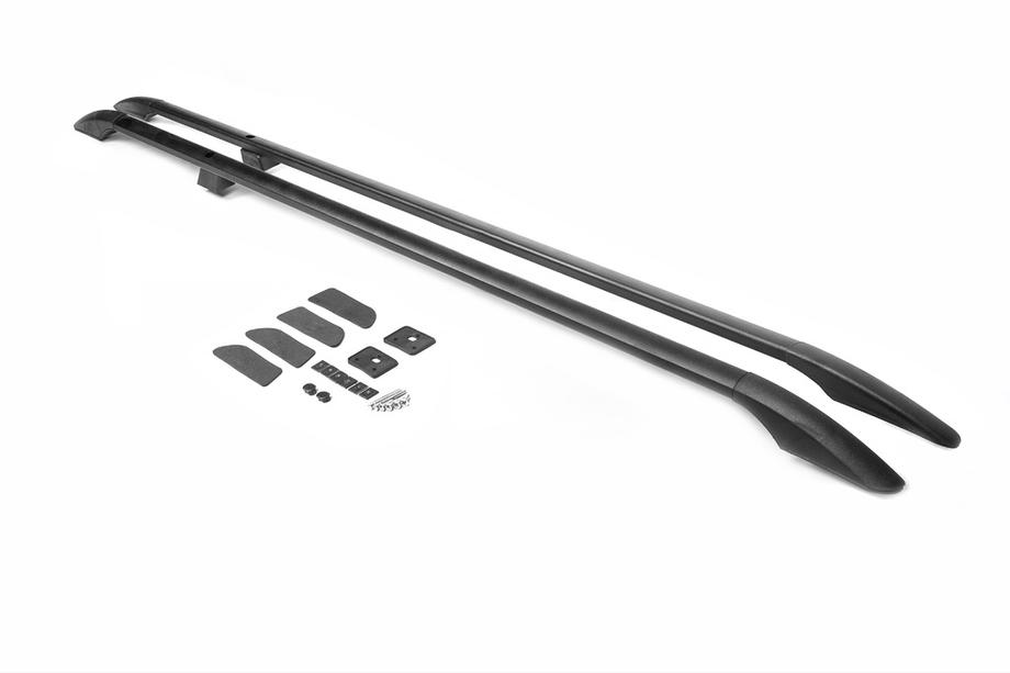 Mercedes Vito W638 1996-2003 Barres de toit noires Pieds Métalliques Photo 3
