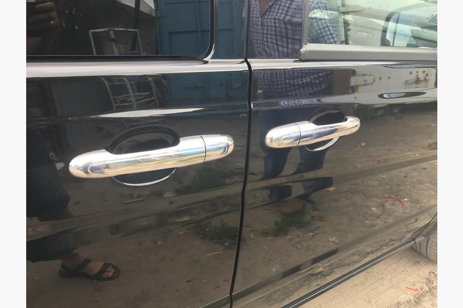 Mercedes Vito W639 2004-2014 Couvre-poignées de porte en acier inoxydable 3 pièces, Carmos - Acier turc Photo 5