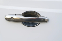 Mercedes Vito W639 2004-2014 Couvre-Cuves de Poignées de Porte Chromés (Inox) photo 1