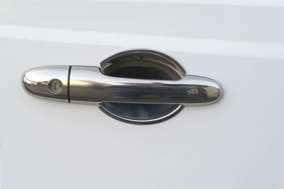 Mercedes Vito W639 2004-2014 Couvre-Cuves de Poignées de Porte Chromés (Inox) Image