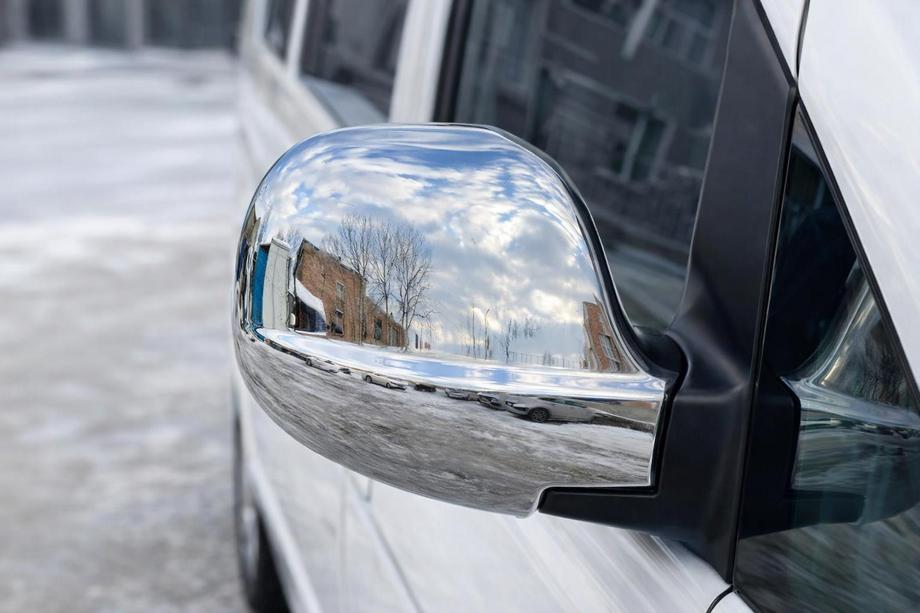 Mercedes Vito W639 2004-2014 Couvre-rétroviseurs Chromés VITO 2004-2010 (2 pcs) OmsaLine - Inox Italien Image
