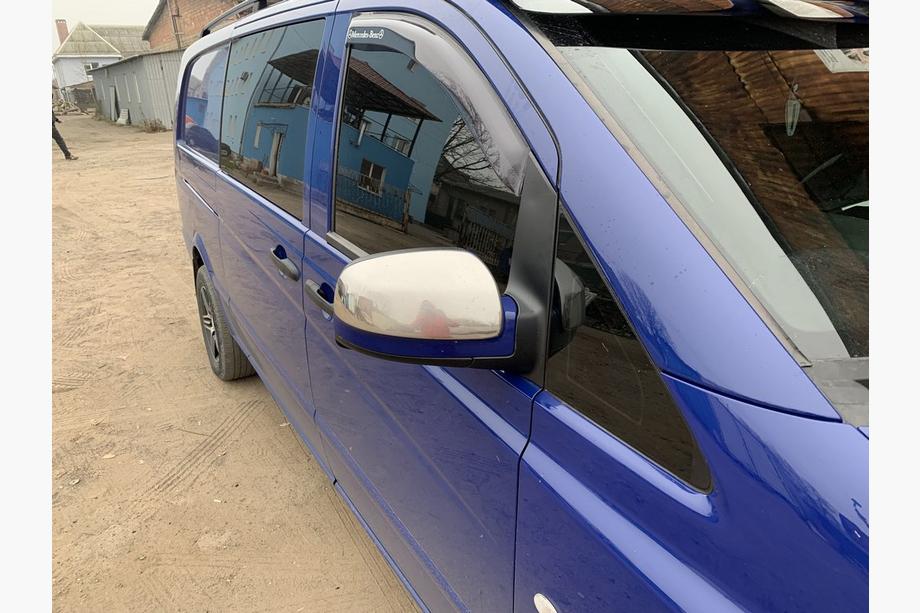 Mercedes Vito W639 2004-2014 Coques de Rétroviseurs Chromées Vito 2010-2015 (2 pcs) Carmos - Acier Turc Photo 7