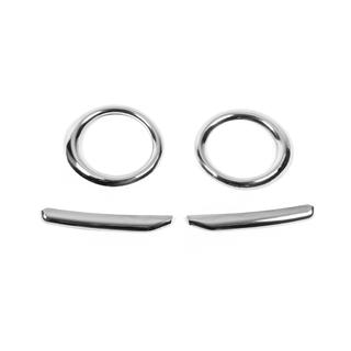 Entourages d'antibrouillards avec bandes (2010-2015, 4 pcs, inox) photo 2