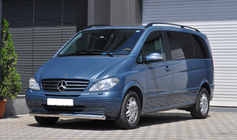 Mercedes Vito W639 2004-2014 Protection Avant ST008 (Inox) 2004-2010, 42mm photo 2