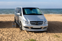 Mercedes Vito W639 2004-2014 Lame de pare-chocs BRB V1 (à peindre) Année 2004-2010 photo 1