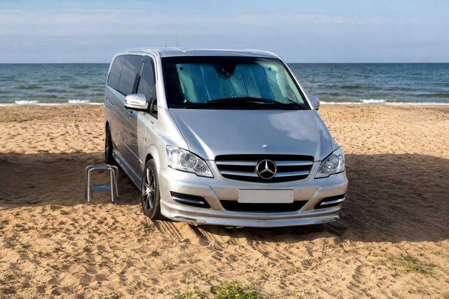 Mercedes Vito W639 2004-2014 Lame de pare-chocs BRB V1 (à peindre) Année 2004-2010 Image