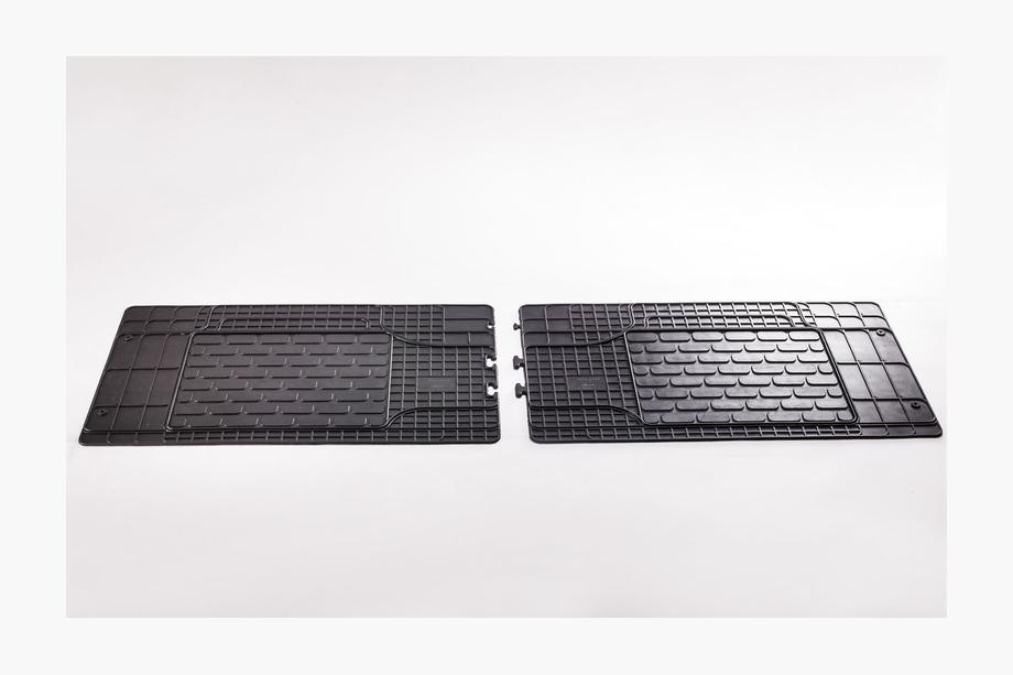 Mercedes Vito W639 2004-2014 Tapis de sol arrière en caoutchouc (2 pcs, Stingray) Stingray Premium - caoutchouc sans odeur Photo 3