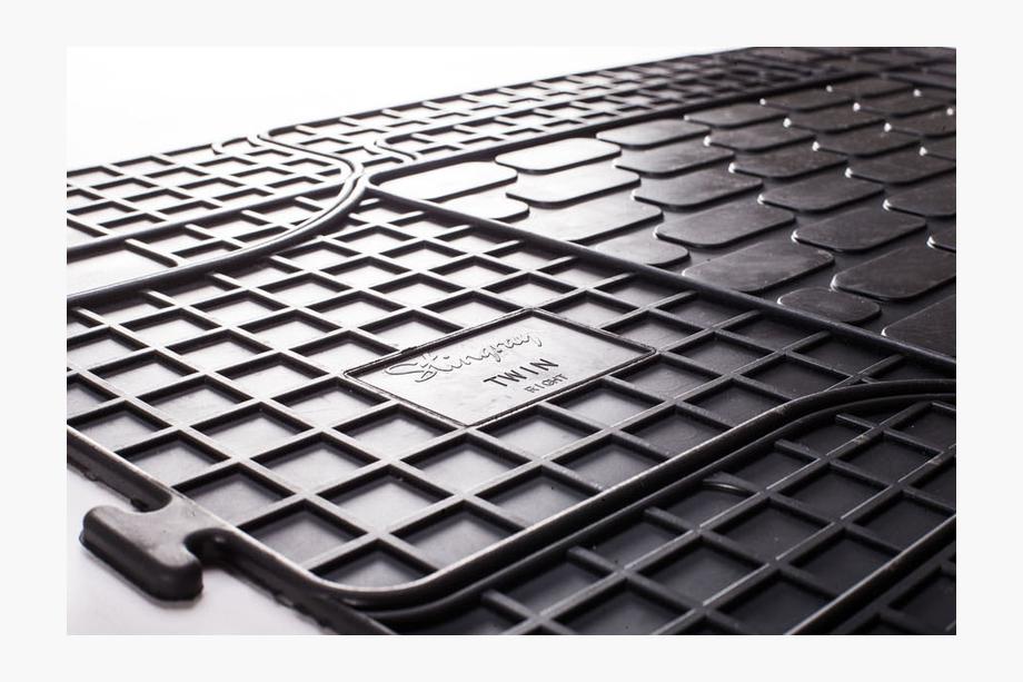 Mercedes Vito W639 2004-2014 Tapis de sol arrière en caoutchouc (2 pcs, Stingray) Stingray Premium - caoutchouc sans odeur Photo 6