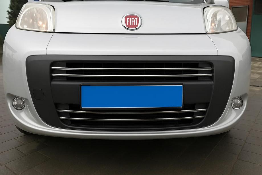 Fiat Fiorino/Qubo 2008-2024 Couvre-calandre (4 pièces, inox) Photo 3