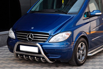 Mercedes Viano 2004-2014 Pare-buffle WT003/004 (Inox) photo 7