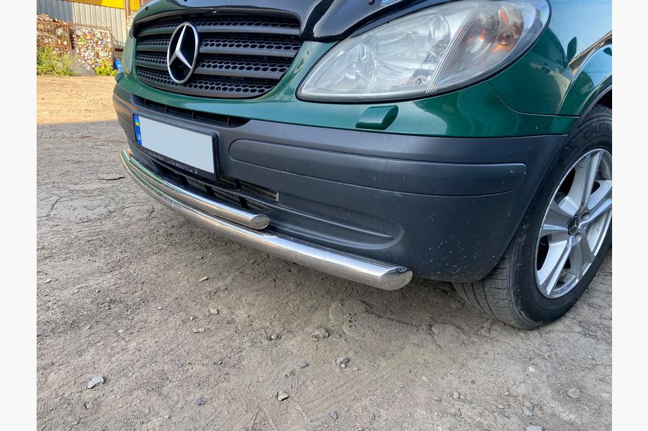 Mercedes Viano 2004-2014 Protection Avant ST014 (Inox) 60/60mm Photo 2