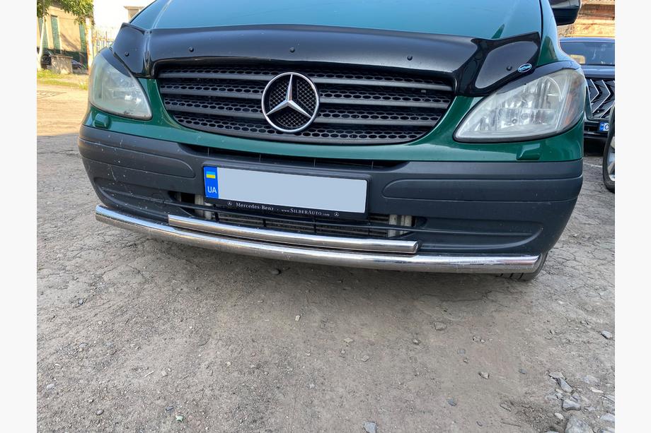 Mercedes Viano 2004-2014 Protection Avant ST014 (Inox) 60/60mm Photo 3