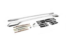 Nissan X-trail T32/Rogue 2014-2021 Barres longitudinales de toit design d'origine (Gris) photo 3