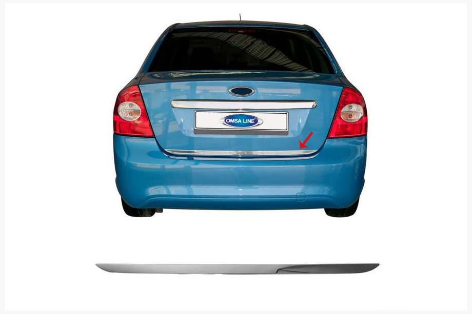Ford Focus II 2008-2011 Baguette de coffre inox (Sedan) Photo 1