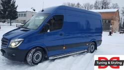 Mercedes Sprinter W906 2006–2018 Marchepieds Latéraux Premium (2 pcs, Inox) d60, empattement moyen photo 5