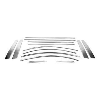 Ensemble complet de contours de vitres inox (14 pièces) Hyundai Accent 2006-2010 photo 3