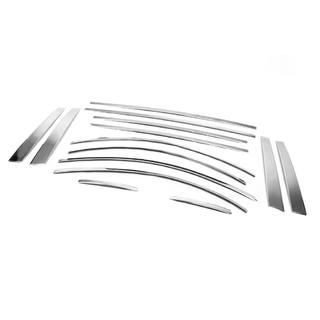 Ensemble complet de contours de vitres inox (14 pièces) Hyundai Accent 2006-2010 photo 2