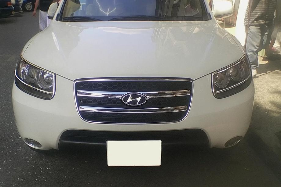 Hyundai Santa Fe 2 2006-2012 Couvre-Calandre Chromés (2006-2010, 2 pcs, inox) Photo 3