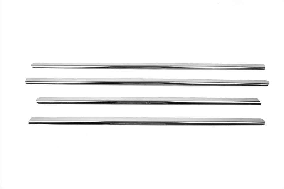 Mercedes ML W164 2005-2011 Encadrement extérieur de vitres inox (4 pcs) Carmos - Acier Inoxydable Turc Photo 8