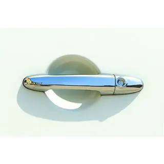 Couvre-poignées de Porte Chromés (4 pcs, Acier Inoxydable)