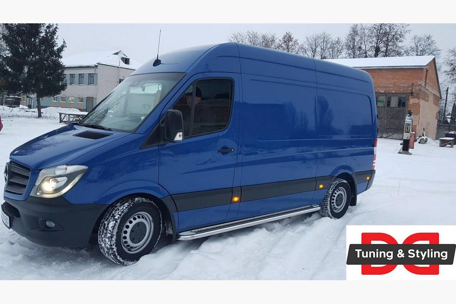 Volkswagen Crafter 2006-2016 Marchepieds Latéraux Premium (2 pcs, Inox) d60, empattement court Photo 4