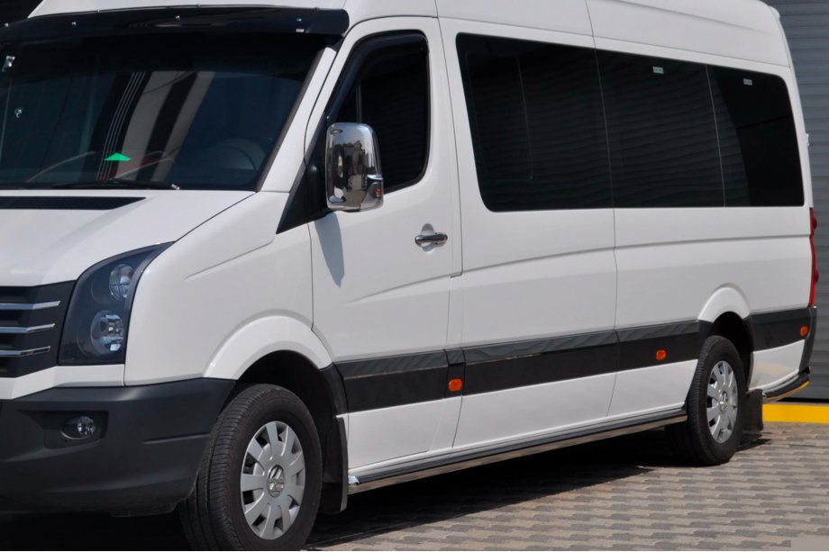 Volkswagen Crafter 2006-2016 Barres Latérales (2 pcs, Inox) d70, empattement court Photo 2