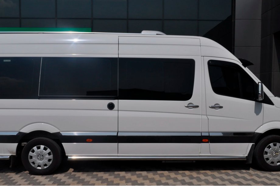 Volkswagen Crafter 2006-2016 Barres Latérales (2 pcs, Inox) d70, empattement court Photo 3