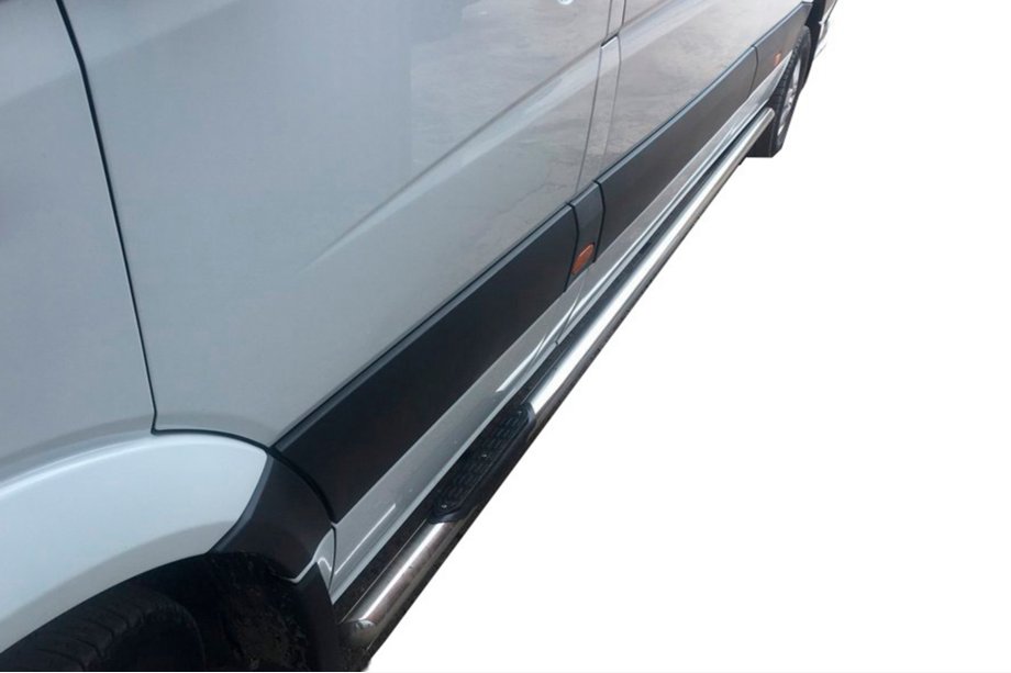 Volkswagen Crafter 2006-2016 Barres Latérales (2 pcs, Inox) d70, empattement court Photo 5