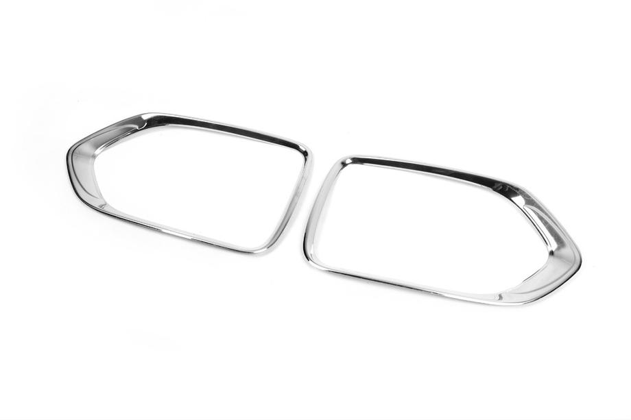 Kia Sorento II XM 2009-2014 Entourages de phares antibrouillard 2010-2013 (2 pcs, inox) Photo 3