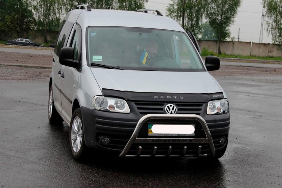 Volkswagen Caddy 2004-2010 Pare-buffle WT003 (Inox) 60mm, sans inscription Photo 8