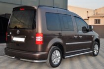 Volkswagen Caddy 2004-2010 Barres Latérales BB001 (2 pcs, inox) photo 4