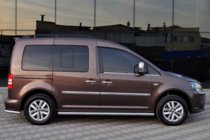 Volkswagen Caddy 2004-2010 Barres Latérales BB001 (2 pcs, inox) photo 5