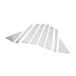 Couvre Montants de Portes Chromés (8 pcs, Inox) photo 3