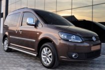 Volkswagen Caddy 2010-2015 Barres Latérales BB001 (2 pcs, inox) photo 1