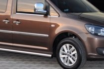 Volkswagen Caddy 2010-2015 Barres Latérales BB001 (2 pcs, inox) photo 6